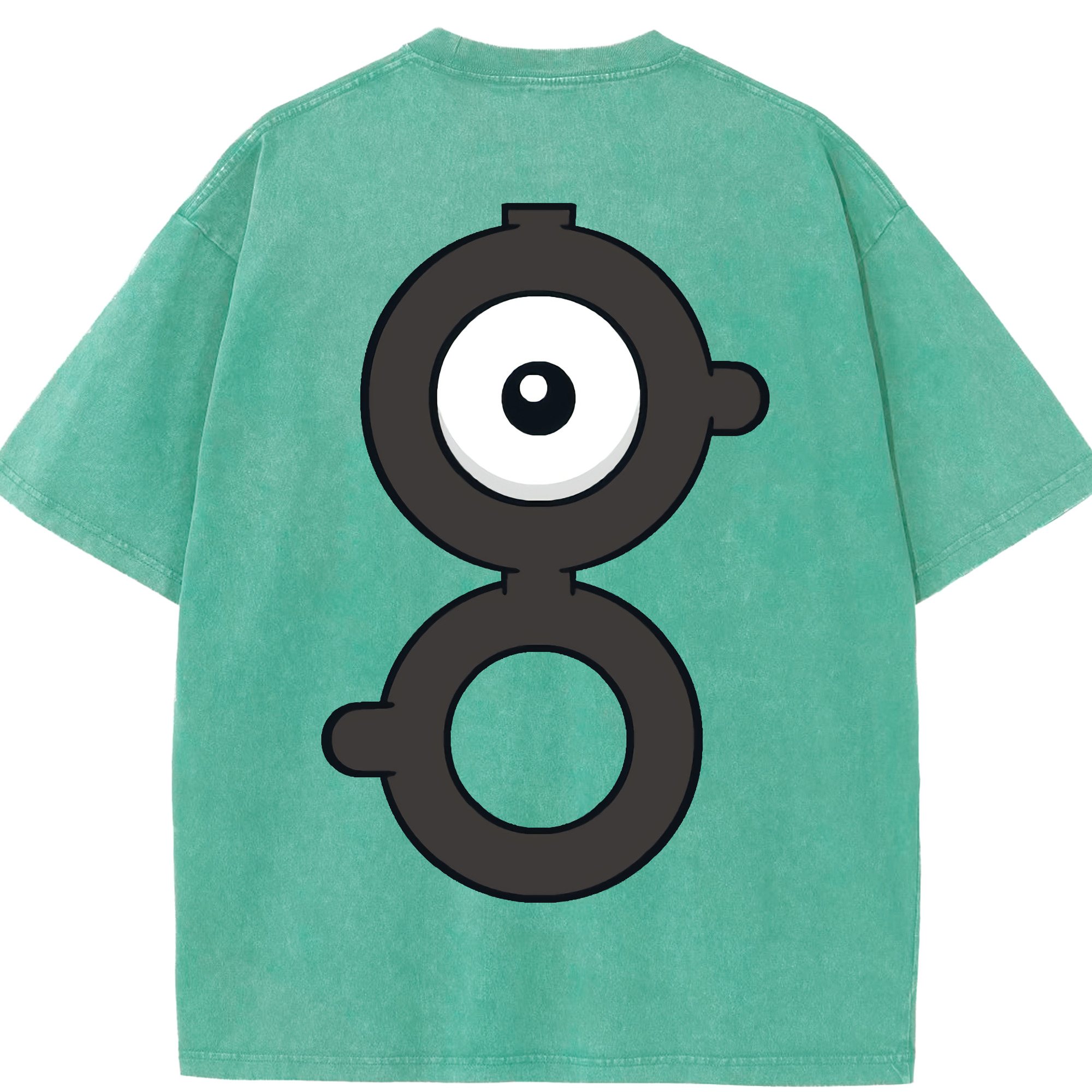 （画像用） ポケットモンスター Pokémon 綿100% ヴィンテージ風 半袖Tシャツ（背面プリント）